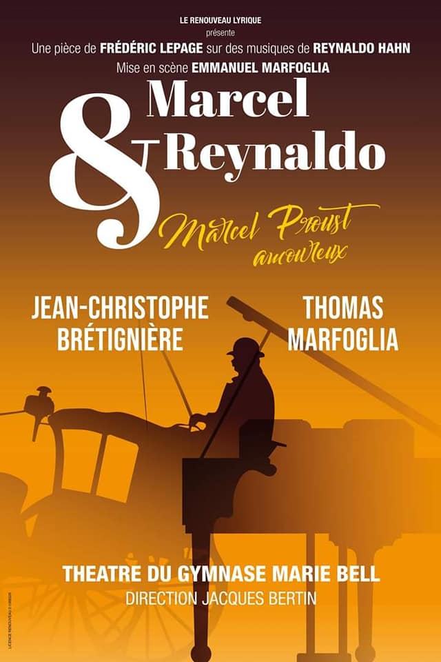 Marcel & Reynaldo de Frédéric Lepage mise en scène Emmanuel Marfoglia au théâtre du Gymnase tous les jeudi soir